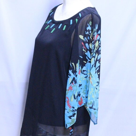 Draper & Damons Tiered Top by Alex Evenings - Picture 4 of 9